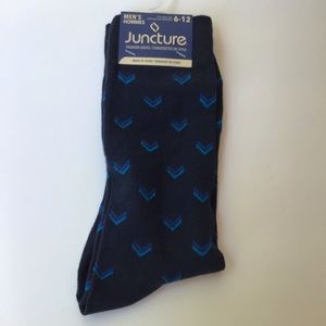 Juncture New Blue Fashion Socks.